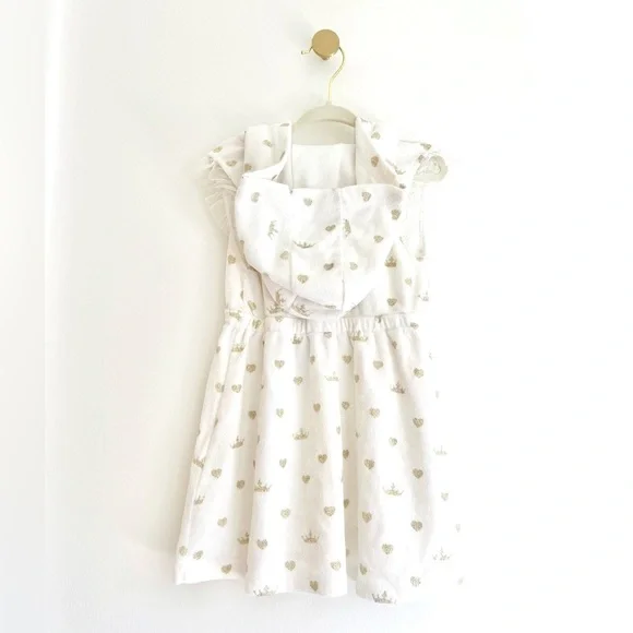 DISNEY Store Girls 3T Princess Swim Cover up Hooded Terrycloth - Like New - Picture 4 of 6